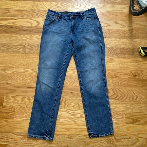 J. Crew Broken In Boyfriend Jeans denim size 27 medium wash - Picture 3 of 8